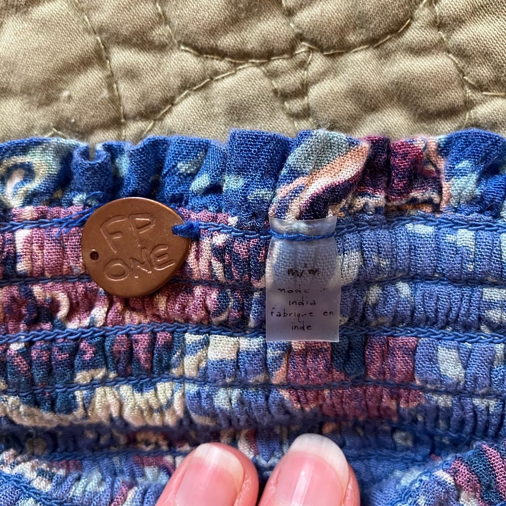 FP One Marla Harem Pant Blue M - Picture 3 of 10